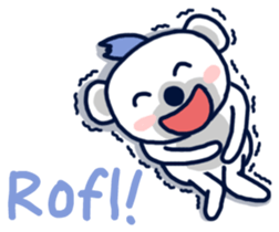 Charming Koala Baby sticker #7440517