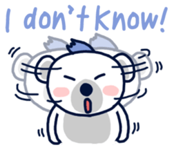 Charming Koala Baby sticker #7440520