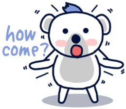 Charming Koala Baby sticker #7440523