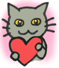 Kissa and Harmaa,  cats for conversation sticker #7440535