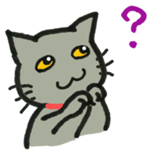 Kissa and Harmaa,  cats for conversation sticker #7440558