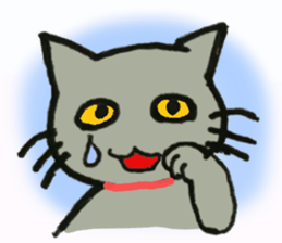 Kissa and Harmaa,  cats for conversation sticker #7440566