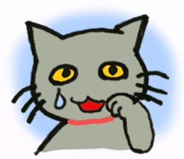 Kissa and Harmaa, cats for conversation sticker #7440566