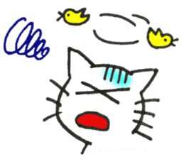 Kissa and Harmaa, cats for conversation sticker #7440567