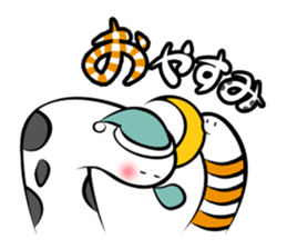 Twin conger eel sticker #7441573