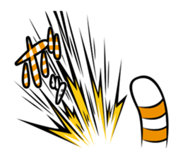 Twin conger eel sticker #7441588