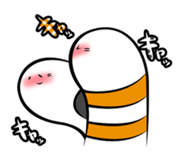 Twin conger eel sticker #7441596