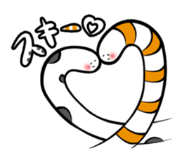 Twin conger eel sticker #7441597