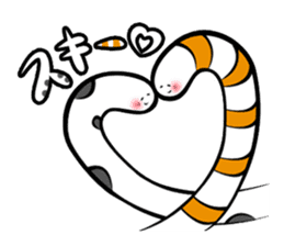 Twin conger eel sticker #7441597