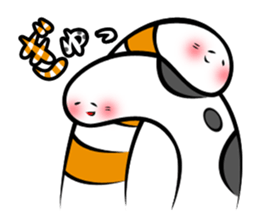 Twin conger eel sticker #7441598