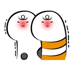 Twin conger eel sticker #7441600