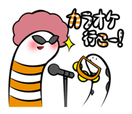 Twin conger eel sticker #7441609