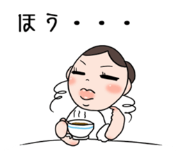 Female clerk's daily conversation. sticker #7443197