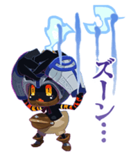 The Witch and the Hundred Knight stamp sticker #7443379