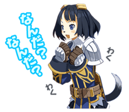 The Witch and the Hundred Knight stamp sticker #7443380