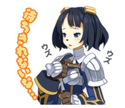 The Witch and the Hundred Knight stamp sticker #7443382