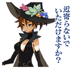 The Witch and the Hundred Knight stamp sticker #7443390