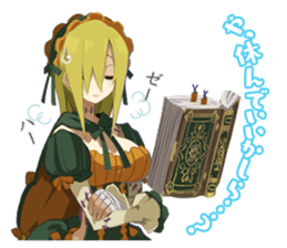 The Witch and the Hundred Knight stamp sticker #7443396