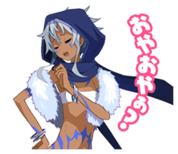 The Witch and the Hundred Knight stamp sticker #7443397