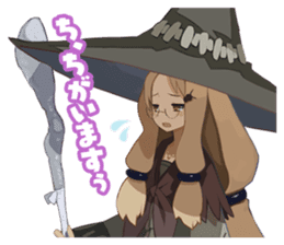 The Witch and the Hundred Knight stamp sticker #7443398