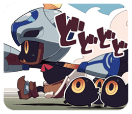 The Witch and the Hundred Knight stamp sticker #7443405