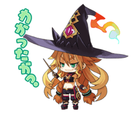 The Witch and the Hundred Knight stamp sticker #7443406