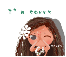 CHOU CHOU [Hula and Tahitian dance]EX sticker #7443503