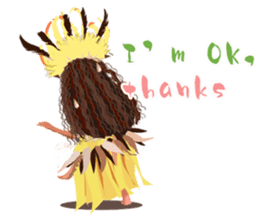 CHOU CHOU [Hula and Tahitian dance]EX sticker #7443507