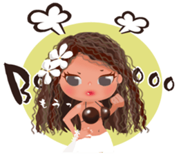 CHOU CHOU [Hula and Tahitian dance]EX sticker #7443508