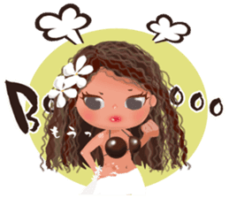 CHOU CHOU [Hula and Tahitian dance]EX sticker #7443508