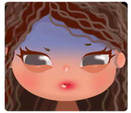 CHOU CHOU [Hula and Tahitian dance]EX sticker #7443509