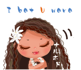 CHOU CHOU [Hula and Tahitian dance]EX sticker #7443513