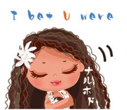 CHOU CHOU [Hula and Tahitian dance]EX sticker #7443513