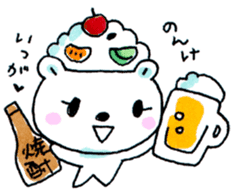 Kagoshima Shirokuma-don sticker #7444137