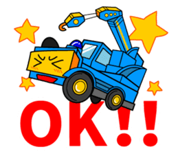 Fellow amusing crane sticker #7444256