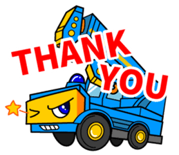 Fellow amusing crane sticker #7444261