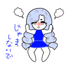 idol otaku-chan 3 -blue- sticker #7444463