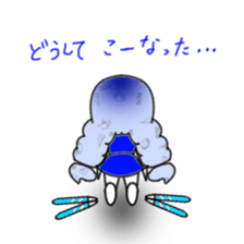idol otaku-chan 3 -blue- sticker #7444468