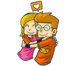 Gamedev Couple sticker #7444897