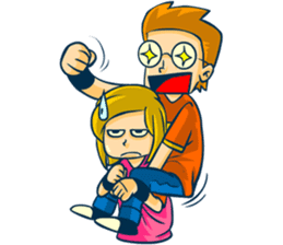 Gamedev Couple sticker #7444899