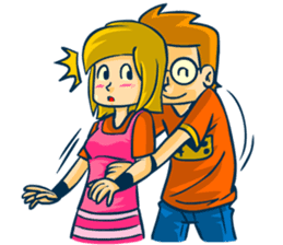 Gamedev Couple sticker #7444900