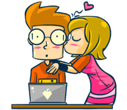 Gamedev Couple sticker #7444901
