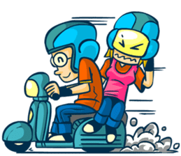 Gamedev Couple sticker #7444929