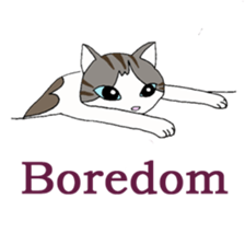 Myaako of the heart cat ver.3 English sticker #7445137