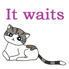 Myaako of the heart cat ver.3 English sticker #7445139