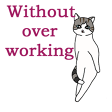 Myaako of the heart cat ver.3 English sticker #7445142