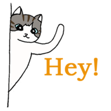 Myaako of the heart cat ver.3 English sticker #7445143