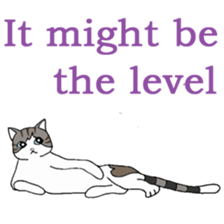 Myaako of the heart cat ver.3 English sticker #7445147