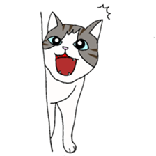 Myaako of the heart cat ver.3 English sticker #7445154