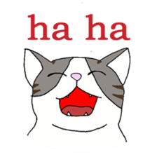 Myaako of the heart cat ver.3 English sticker #7445156